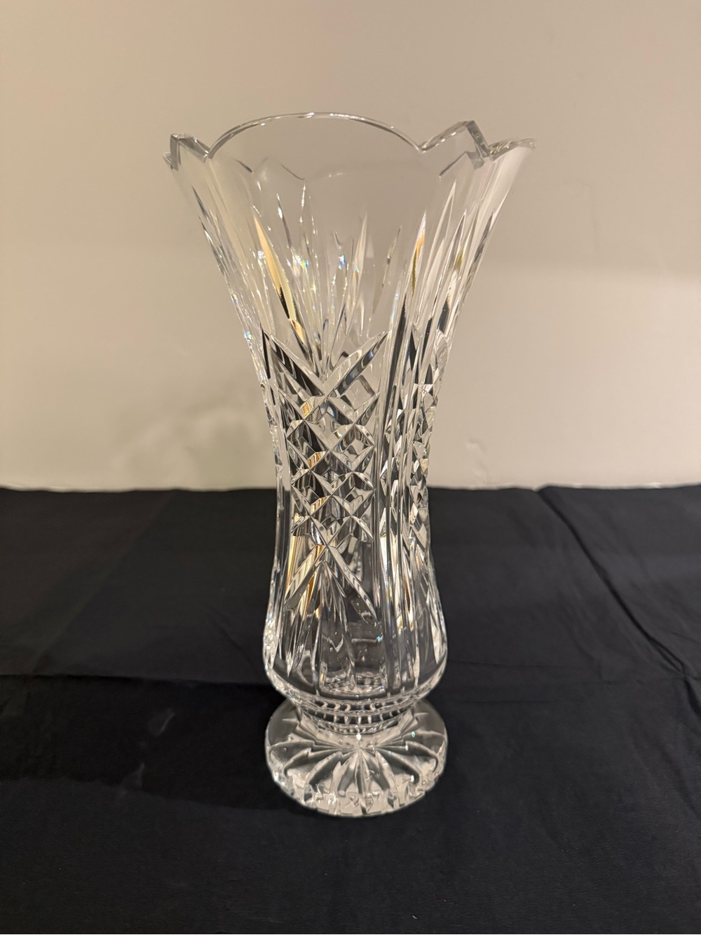Vintage Waterford Crystal Studio Vase